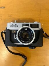 FULLY FUNCTIONAL Minolta Hi-Matic E  Rangefinder 35mm Film Camera 40mm Lens  for sale  Shipping to South Africa