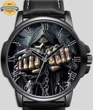 Relógio de pulso gótico Grim Reaper punho de caveira exclusivo e elegante comprar usado  Enviando para Brazil