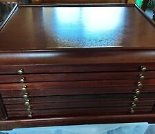 Coin collectors mahogany for sale  GODALMING