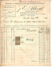 Pauillac facture 1901. d'occasion  Villenave-d'Ornon