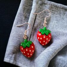 Strawberry earrings strawberry for sale  WIGSTON