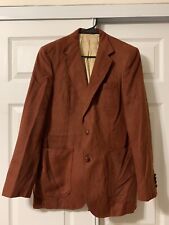The Gallery By Hagger Mens Dress Vicuna Soft Velvet Suit Coat Jacket 38 L *Rare*, used for sale  Shipping to South Africa