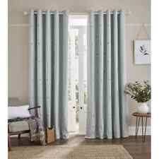 white voile lined curtains for sale  Shipping to Ireland
