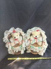 Stuffed bear rattan for sale  Lillie