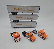 HERPA PETERBILT MONFORT 1/87 SCALE LOT OF 3 TRUCKS for sale  Shipping to South Africa