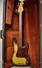 1965 Fender Precision Bass Sunburst Finish baixo elétrico com HSC comprar usado  Enviando para Brazil