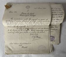Antique victorian handwritten for sale  COLCHESTER