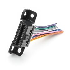 Conector plugue soquete montagem sob painel OBD2 16 pinos fêmea aberto pré-conectado OBD Reino Unido comprar usado  Enviando para Brazil