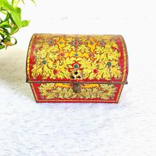 1940s Vintage Old Lipton Tea Advertising Tin Box Dome Shape Decorative Prop T568 for sale  Shipping to South Africa