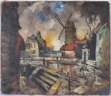 Tableau paris moulin d'occasion  Coutras