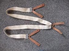 WW2 BRITISH ARMY TROUSER BRACES DATED 1943 for sale  SHEFFIELD