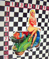 Scooter girl sticker for sale  BEWDLEY