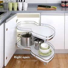 Kitchen Cabinet Cupboard Corner Pull Out Shelf Organizer Rotating Storage Rack for sale  Shipping to South Africa