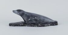 Used, Greenlandica, Ortôrak, large sculpture of a lying seal made of soapstone. for sale  Shipping to South Africa