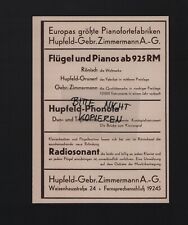 Leipzig werbung 1930 gebraucht kaufen  Leipzig