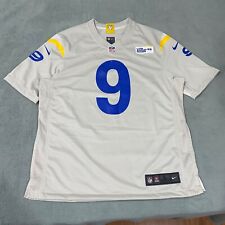Camiseta Nike Vapor Large Bone Los Angeles Rams #9 Matthew Stafford futebol americano NFL comprar usado  Enviando para Brazil