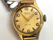Mudu 17 Jewels Ladies vintahe Watch Gold plated for sale  Shipping to South Africa