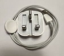 Genuine Apple USB Power Adapter Charger Plug Folding Pins A1552 + iWatch Charger for sale  Shipping to South Africa