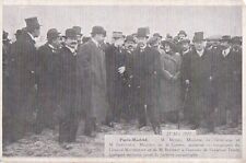 CPA AVIATION PARIS-MADRID 1911 BLERIOT, Ministers MONIS & BERTEAUX Departure TRAIN for sale  Shipping to South Africa