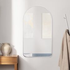 Arched Wall Mirror 45 x 80cm Silver Edition NAVARIS for sale  Shipping to South Africa