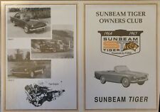 Sunbeam tiger owners for sale  PULBOROUGH