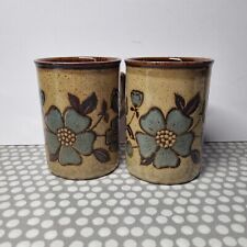 Pair brown floral for sale  BOSTON