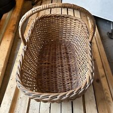 Traditional wicker shopping for sale  WORTHING