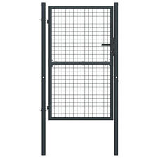 Tidyard Mesh Garden Gate  Galvanised Steel Fence Gate for Patio, Terrace, V8A3 for sale  Shipping to South Africa