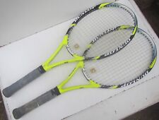 2 x Dunlop 5 Hundred aerogel 4D Adult Tennis Rackets, used for sale  Shipping to South Africa
