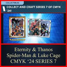 ETERNITY THANOS SPIDER-MAN LUKE CAGE-CMYK SERIES 7-10 CARDS-TOPPS MARVEL COLLECT, usado comprar usado  Enviando para Brazil