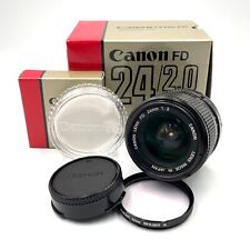 【Armazenamento à prova de umidade 】Lente Canon FD 24mm f/2 lente de câmera do Japão comprar usado  Enviando para Brazil