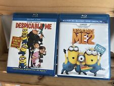 Despicable Me 1 & 2 (3D) (Blu-Ray, Lot of 2) Steve Carell, Minions +3 MiniMovies for sale  Shipping to South Africa