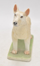 Vintage English Bull Terrier Dog Figurine Statue Ornament Ceramic Decorative for sale  Shipping to South Africa