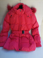 Red padded coat for sale  LEICESTER