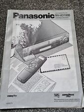 Panasonic hd100b vcr for sale  BEVERLEY