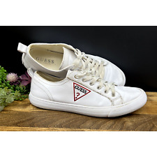 Zapatos Retro Guess Los Ángeles Blancos Bordados Moda Suela de Cuero Talla 7.5 segunda mano  Embacar hacia Argentina