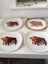 Vintage beefeater plates for sale  UK