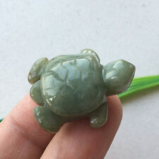 Pingente de tartaruga longevidade amuleto Reiki esculpido em jadeíta 100% natural certificado 1842 comprar usado  Enviando para Brazil