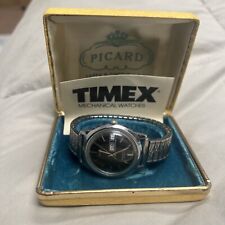 Reloj automático Timex 1977 de colección para hombre 48851-10977 mes día con caja y manual segunda mano  Embacar hacia Mexico