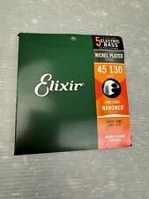 ELIXIR NANOWEB 45/130 long scale 5 String Electric Bass Guitar Strings 14202 for sale  Shipping to South Africa