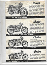 indian motorcycle brochure for sale  Hampden