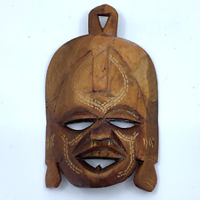 Used, African Carved Wooden Tribal Mask / Wall Hanging - small for sale  Shipping to South Africa