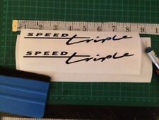 Speed triple decals for sale  RUGBY
