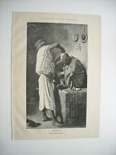 Gravure 1873. salon. d'occasion  Laxou