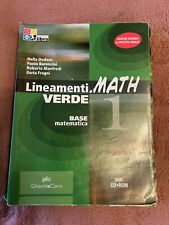 Lineamenti.math verde vol.1 usato  Vignate