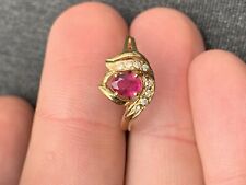 vintage ruby diamond ring for sale  BRIGHTON