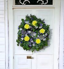 Handmade spring wreath for sale  Shipping to Ireland