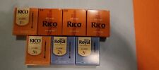 Palhetas de clarinete Rico and Rico Royal Bb vários pontos fortes usadas caixas abertas comprar usado  Enviando para Brazil
