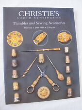 Christies catalogue thimbles for sale  MITCHAM