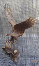 Signed eagle bronze for sale  Norton